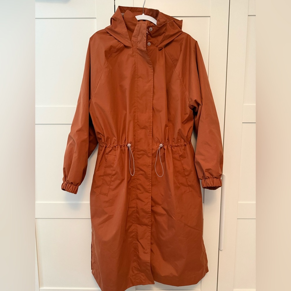 Old Navy Tech Trench Hooded Raincoat, XL